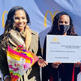 Pace Alachua Executive Director Natalya Bannister Accepts the McDonald's Golden Grant